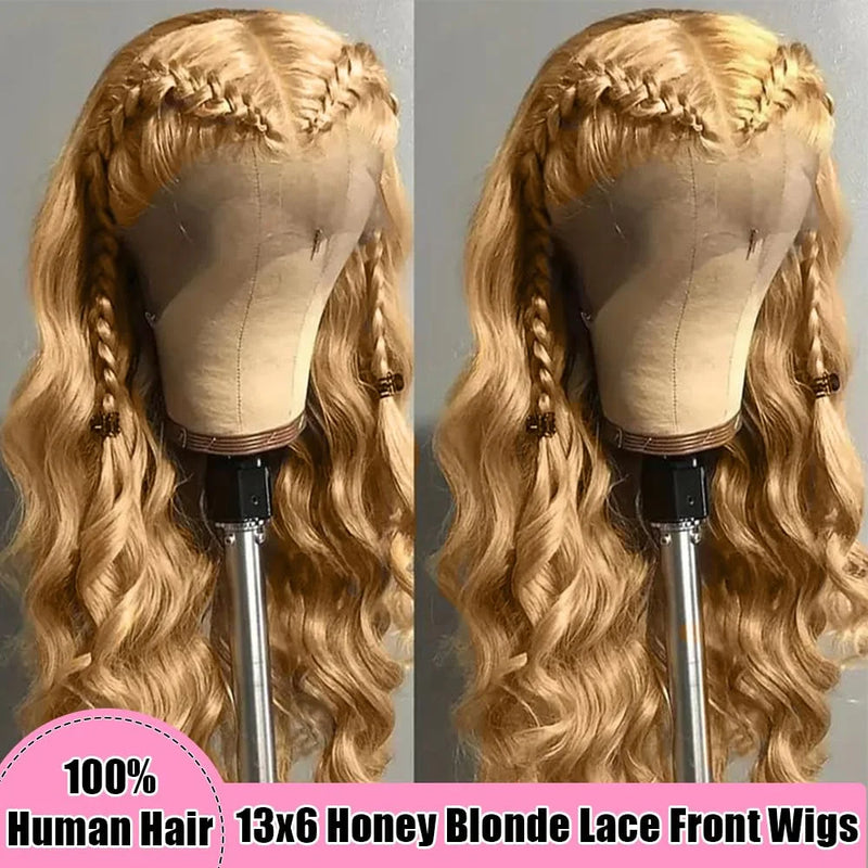 Blonde 13x6 HD Transparent Lace Front Wigs