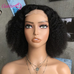 Afro Kinky Curly Human Hair Wig