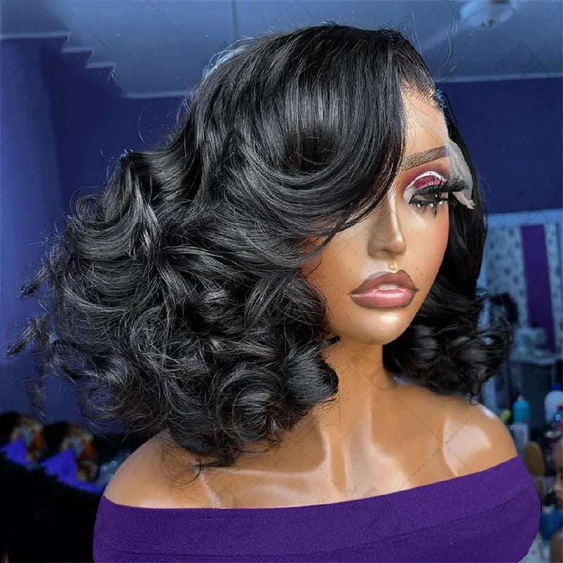 Short Bob Body Wave Human Hair Wigs